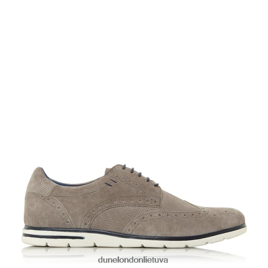 Barry Dune London suvarstyti brogue pleištą pilka vyrų 66T0Z4875