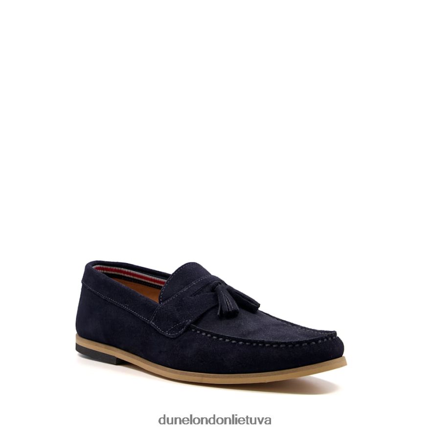 bartas Dune London zomšiniai loafers karinis jūrų laivynas vyrų 66T0Z4791