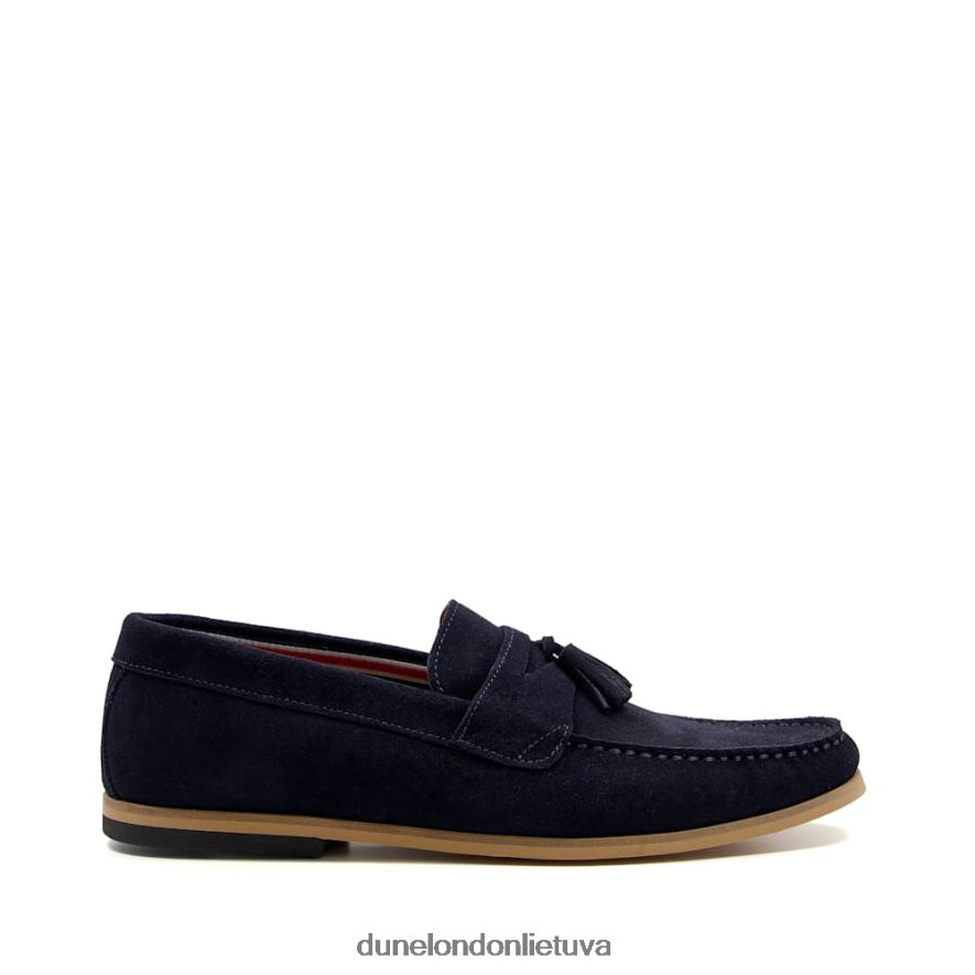 bartas Dune London zomšiniai loafers karinis jūrų laivynas vyrų 66T0Z4791