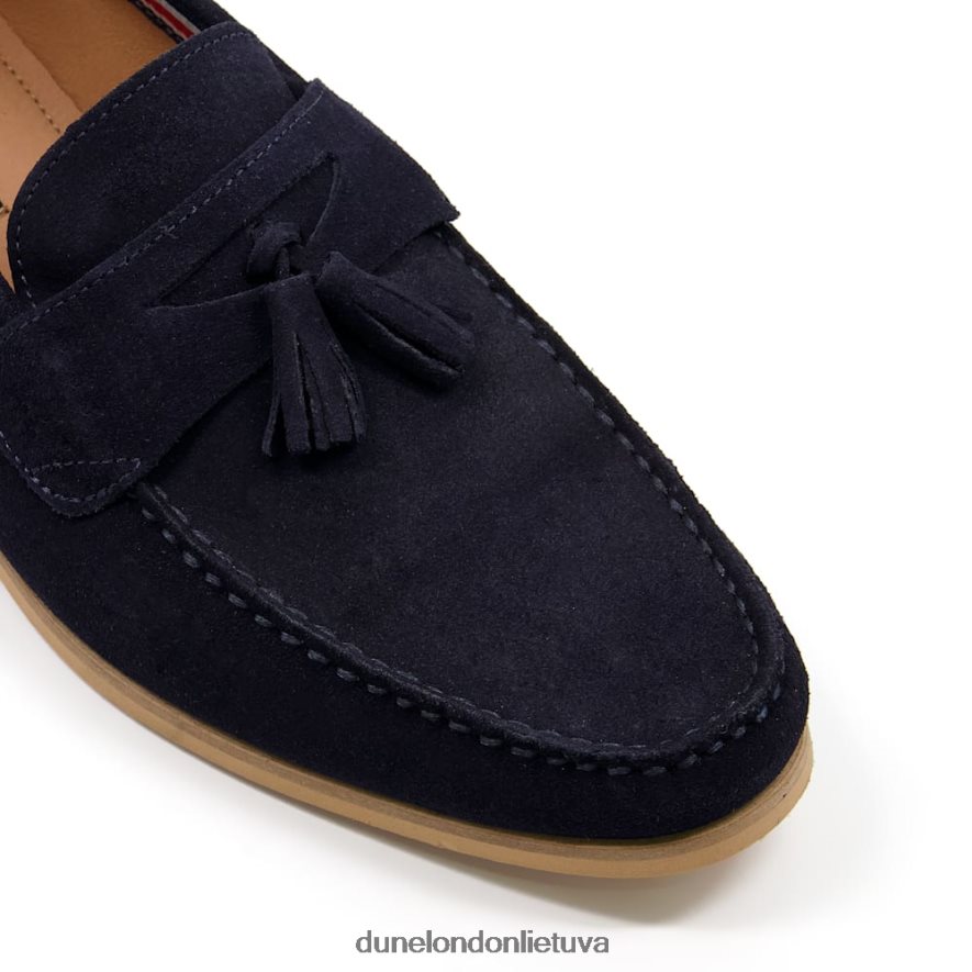 bartas Dune London zomšiniai loafers karinis jūrų laivynas vyrų 66T0Z4791