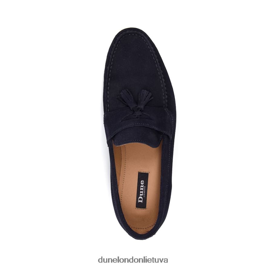 bartas Dune London zomšiniai loafers karinis jūrų laivynas vyrų 66T0Z4791