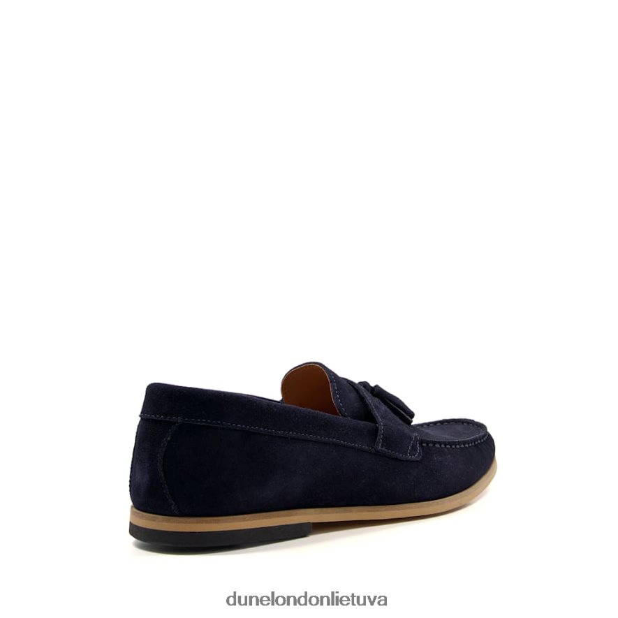 bartas Dune London zomšiniai loafers karinis jūrų laivynas vyrų 66T0Z4791