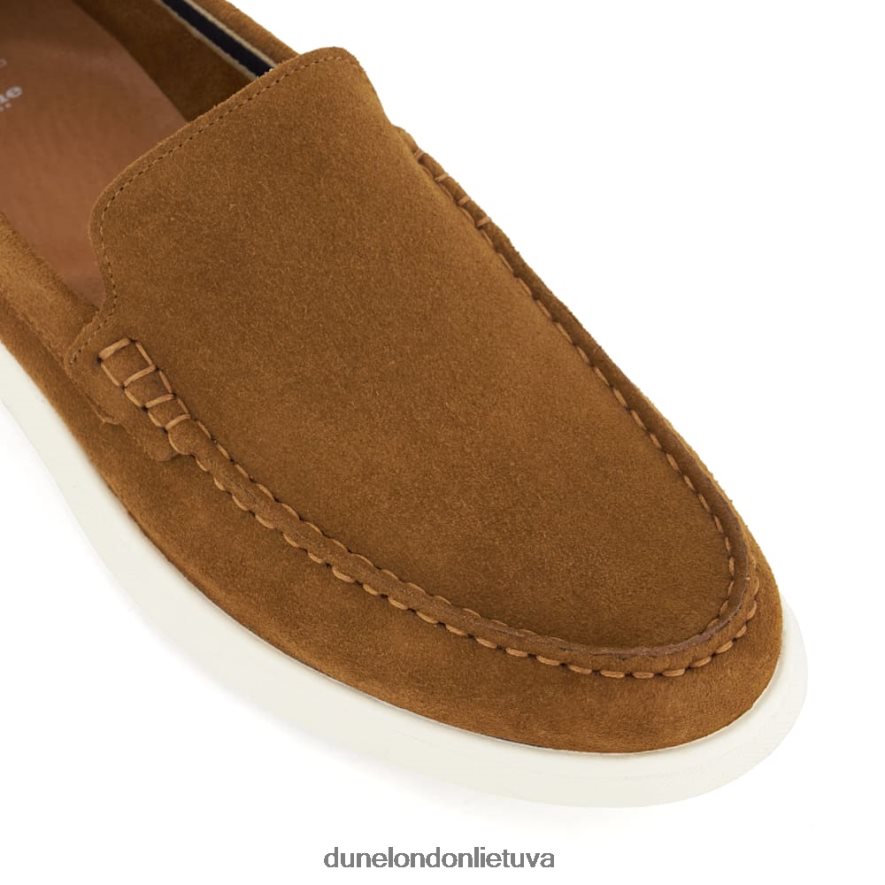 buftonn Dune London viršutinio dygsnio laisvalaikio loafers įdegis vyrų 66T0Z4695