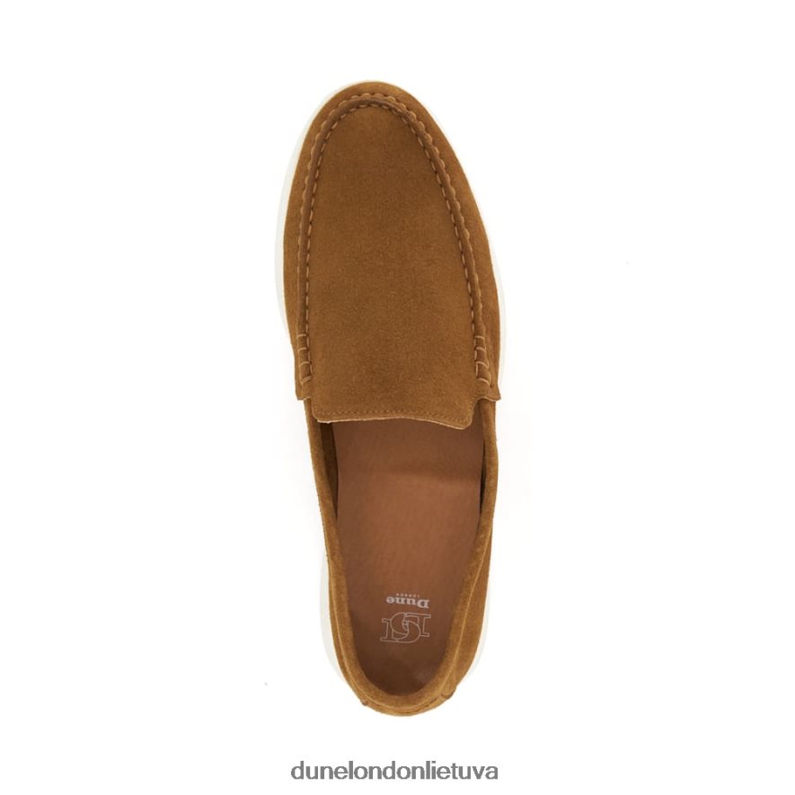 buftonn Dune London viršutinio dygsnio laisvalaikio loafers įdegis vyrų 66T0Z4695