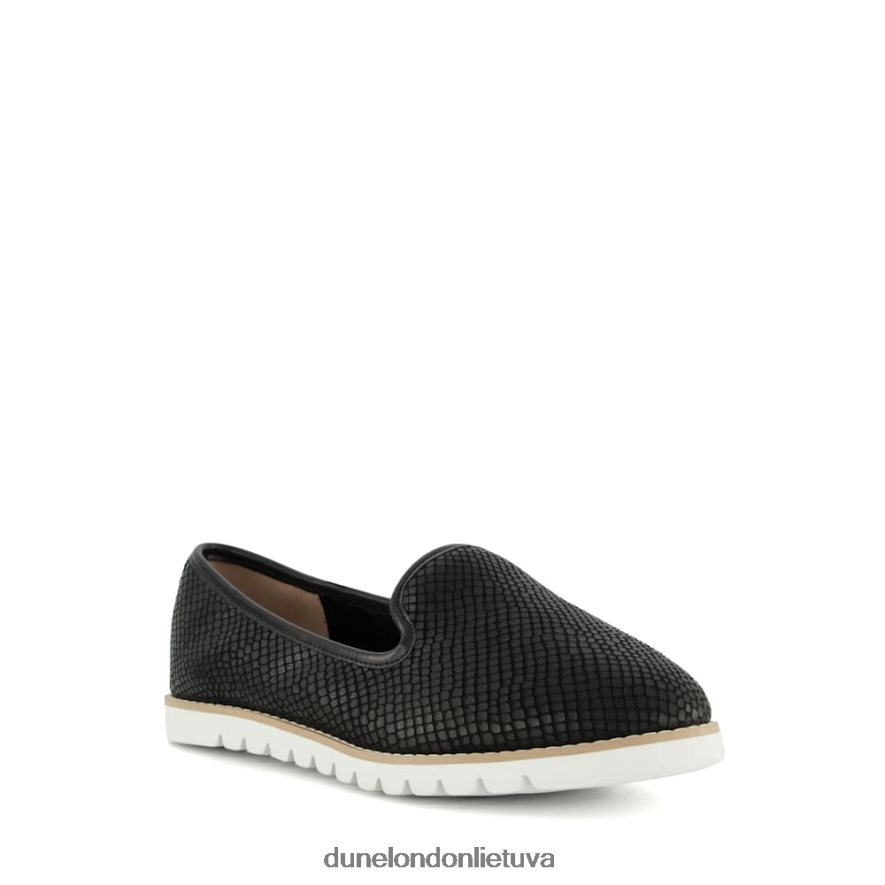 galleoni Dune London laisvalaikio loafers su klijuotu padu juodas moterys 66T0Z4121