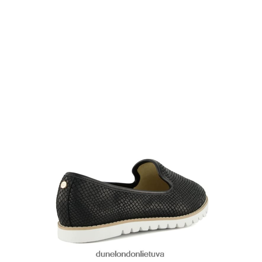 galleoni Dune London laisvalaikio loafers su klijuotu padu juodas moterys 66T0Z4121