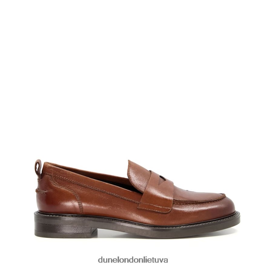 geno Dune London penny loafers įdegis moterys 66T0Z4312