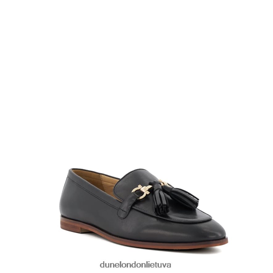 giada Dune London snaffle ir kutais apipjaustyti loafers juodas moterys 66T0Z4419