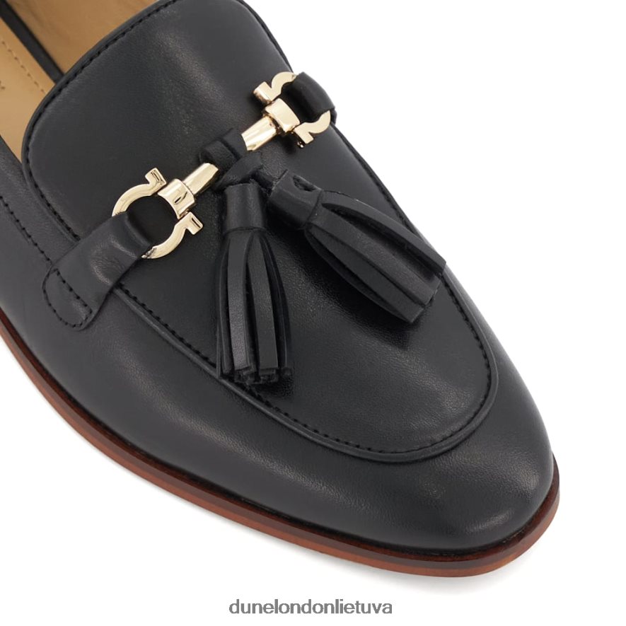 giada Dune London snaffle ir kutais apipjaustyti loafers juodas moterys 66T0Z4419