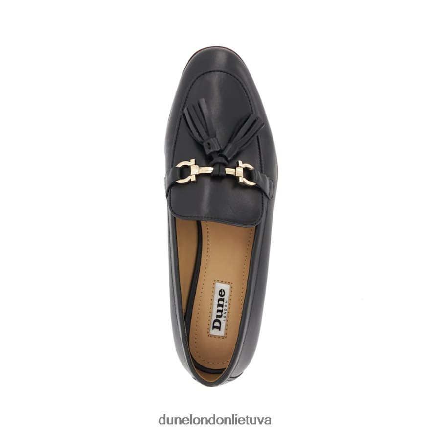 giada Dune London snaffle ir kutais apipjaustyti loafers juodas moterys 66T0Z4419