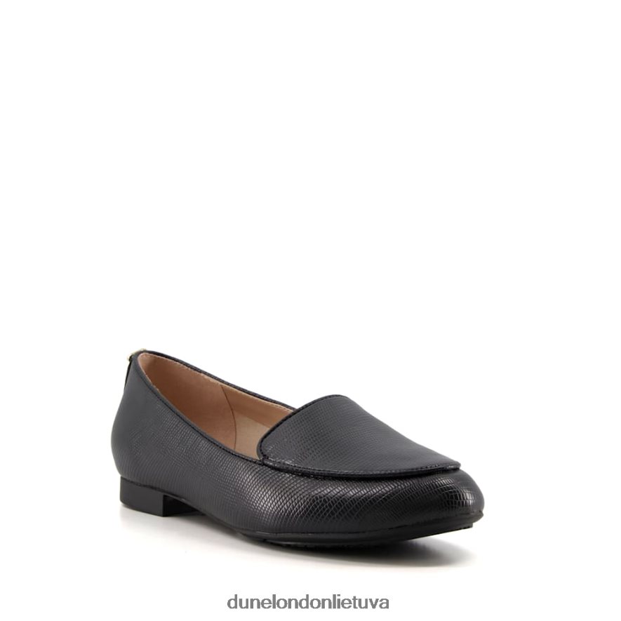 giovana Dune London tekstūruotos loafers juodas moterys 66T0Z4617