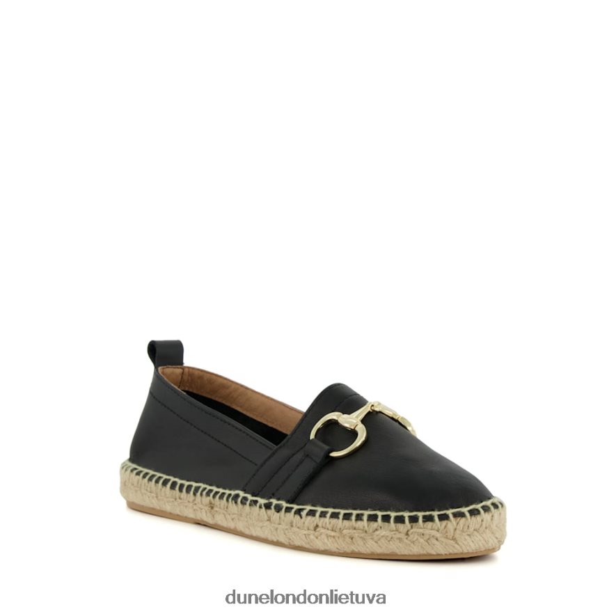 gvajavos Dune London snaffle-trim plokščios espadrilės juodas moterys 66T0Z4443