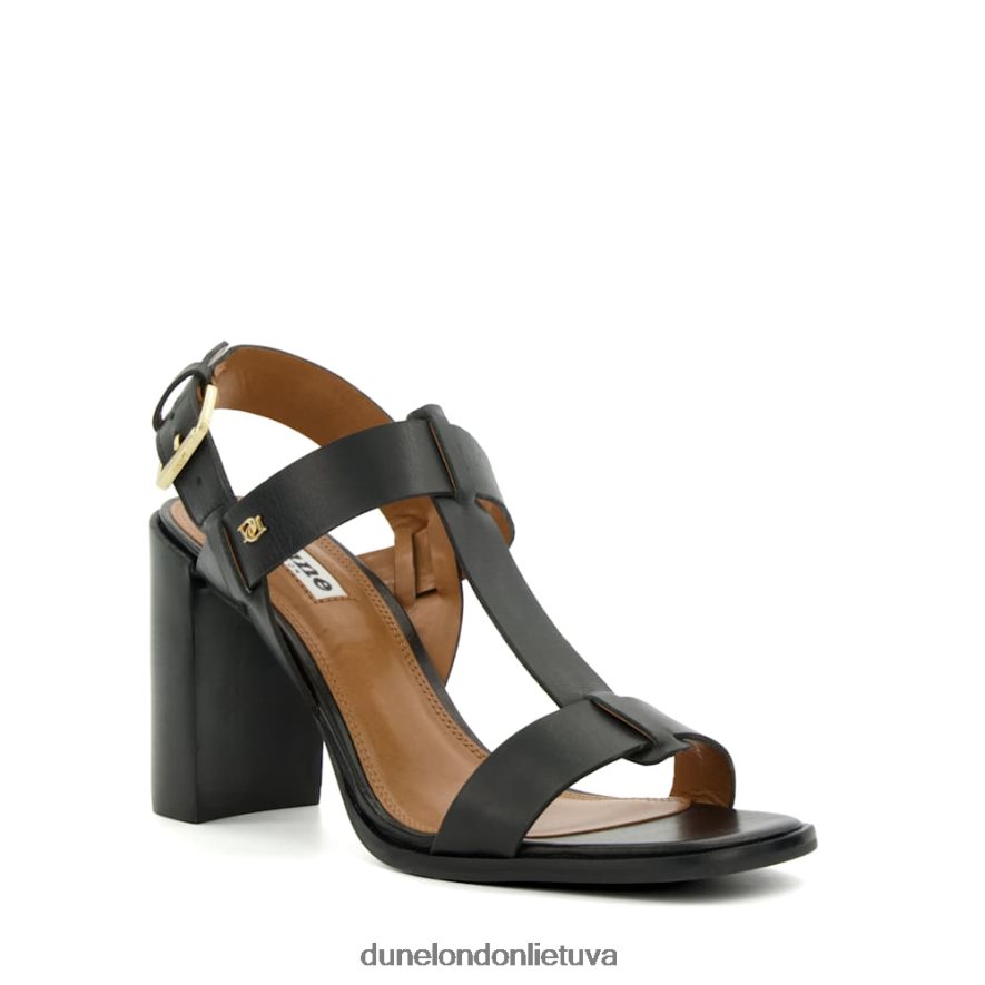 jacie Dune London sandalai su blokiniais kulnais juodas moterys 66T0Z4227