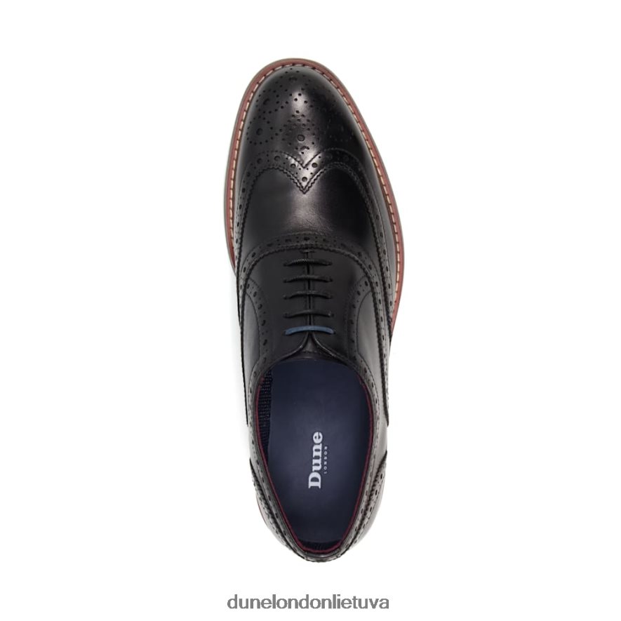 polodis Dune London sunkūs brogue batai juodas vyrų 66T0Z4831