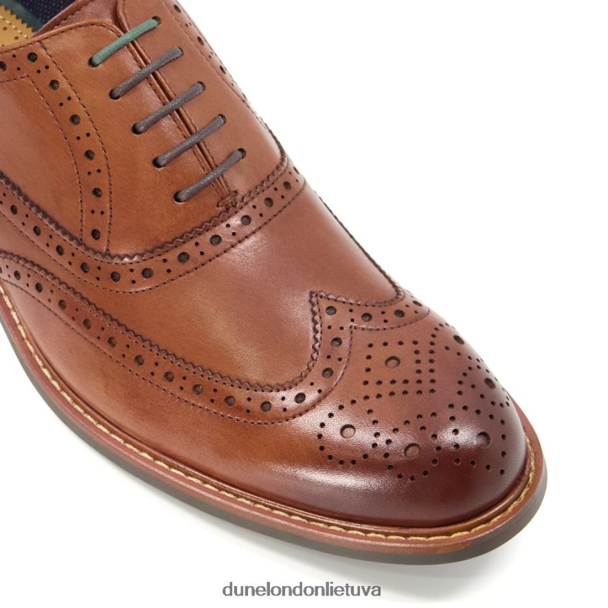 polodis Dune London sunkūs brogue batai įdegis vyrų 66T0Z4814