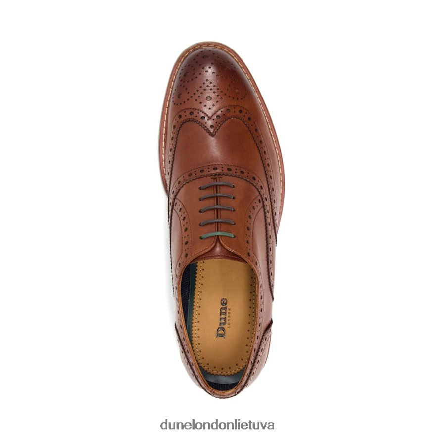 polodis Dune London sunkūs brogue batai įdegis vyrų 66T0Z4814